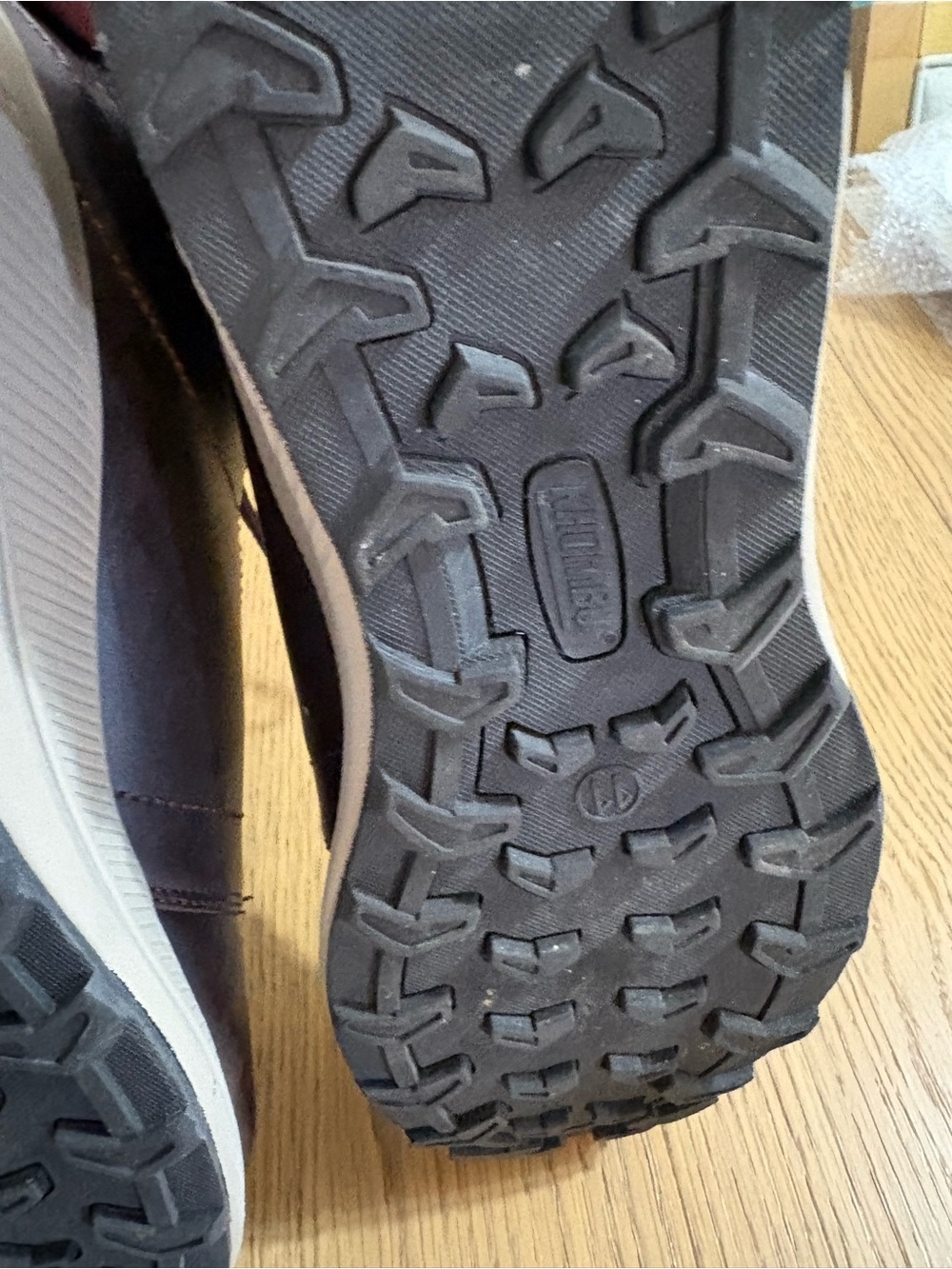 Khombu Brown Leather Lace-Up Hiking Boots - Picture 10 of 10
